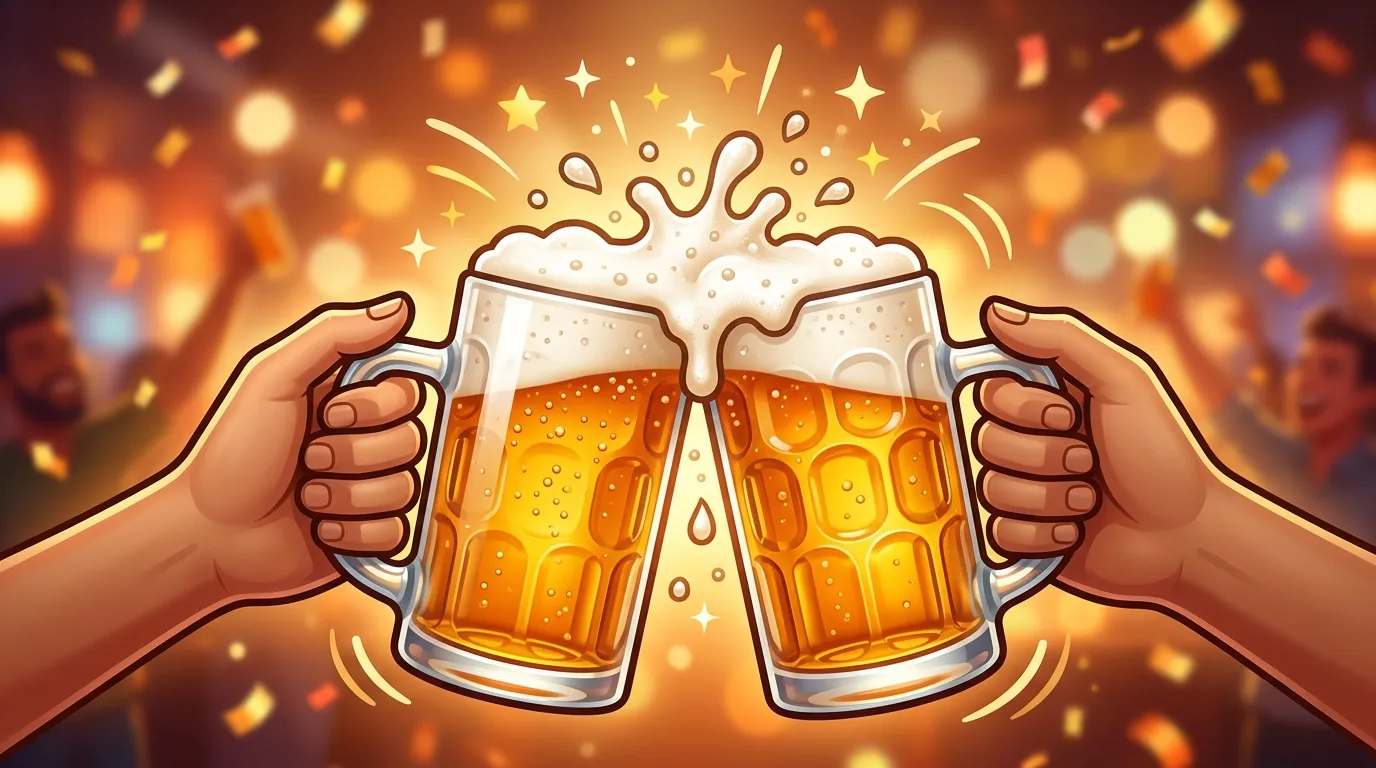 Beer Cheers Emoji