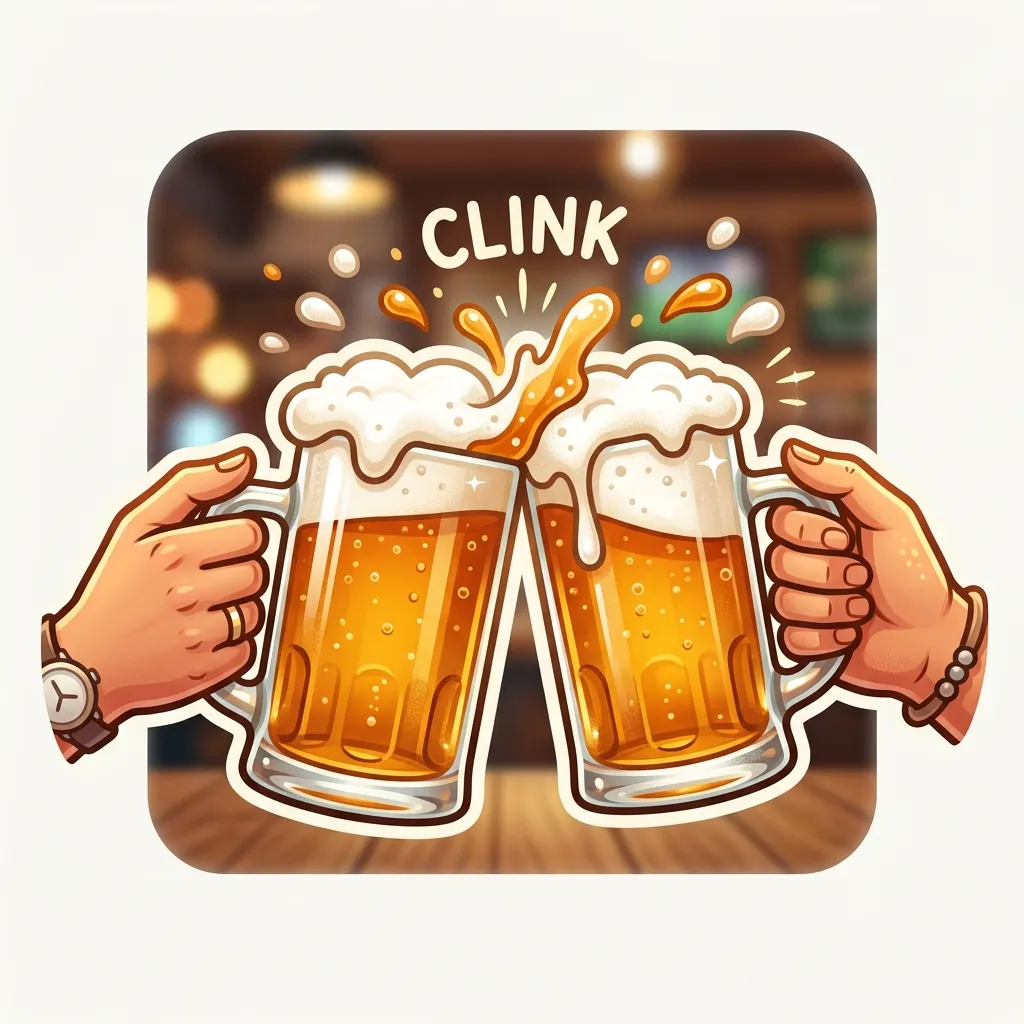 Best beer cheers emoji combos copy & paste