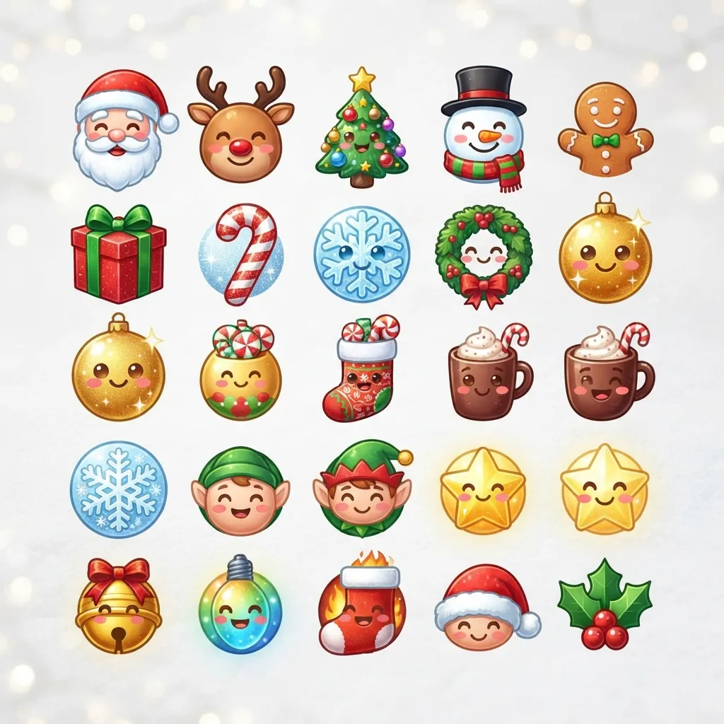 Best Christmas emoji text combos copy & paste