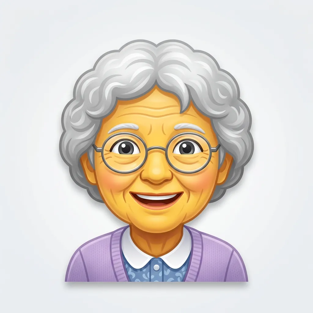 Best old woman emoji combos copy & paste