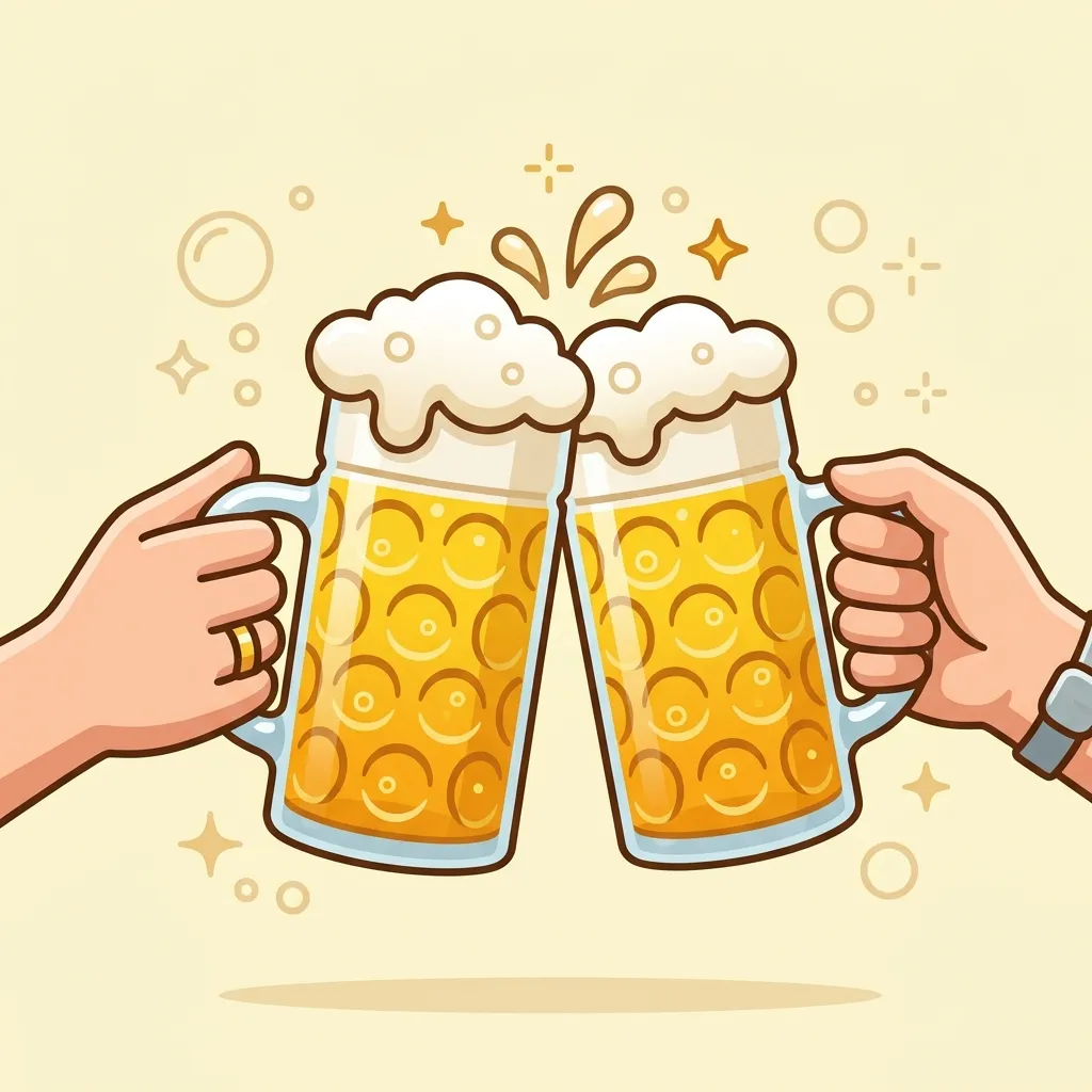How to use beer cheers emoji the right way