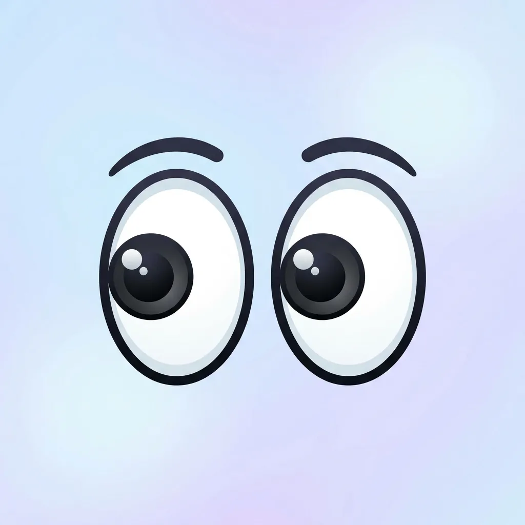 How to use eyeball emoji meaning the right way