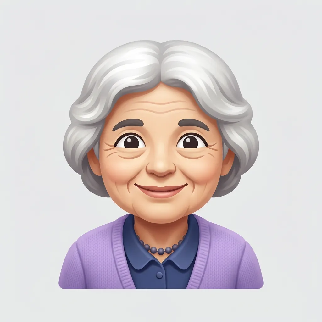 How to use old woman emoji the right way