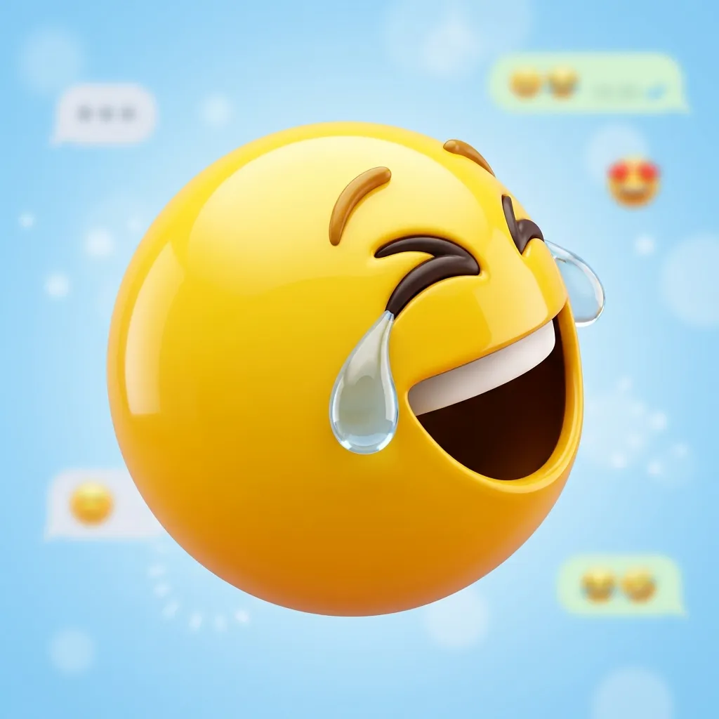 How to use side laughing emoji the right way