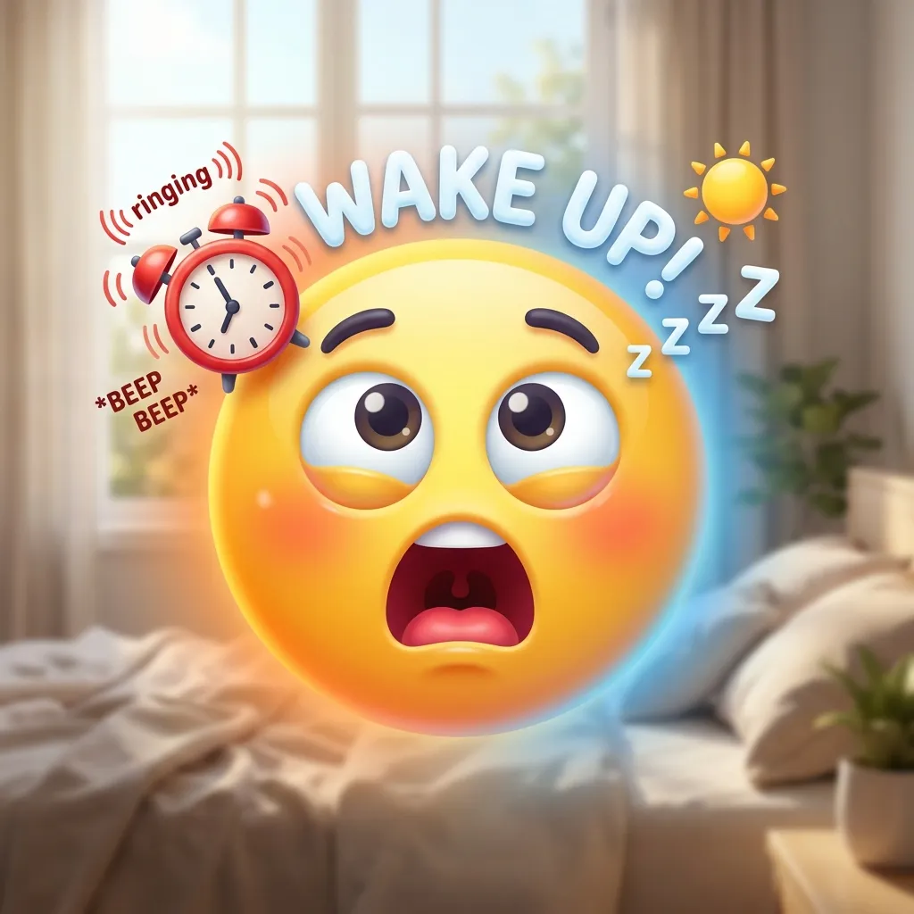 How to use wake up emoji the right way