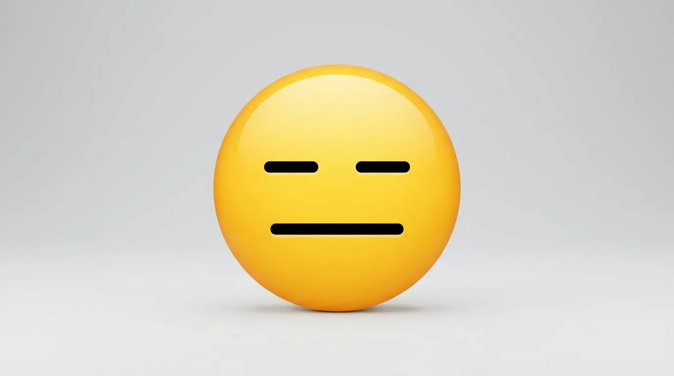 No Expression Emoji