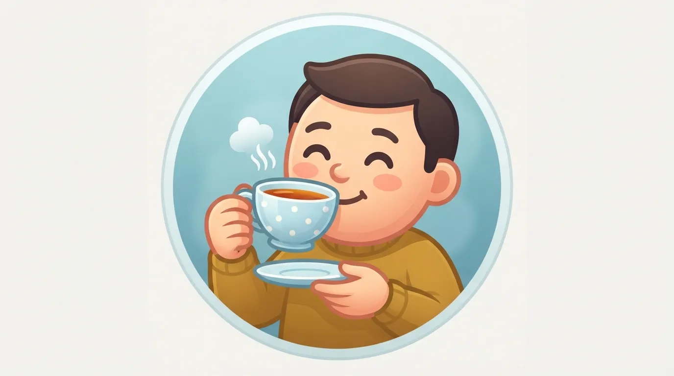Sipping Tea Emoji