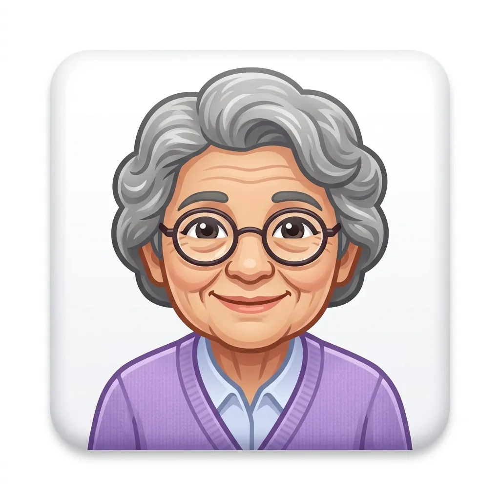Trending old woman emoji in 2026