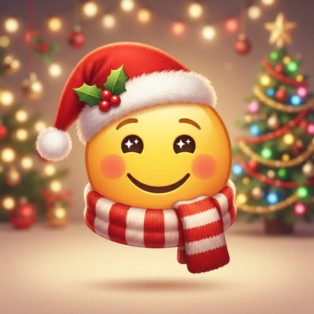 What do Christmas emoji text mean?