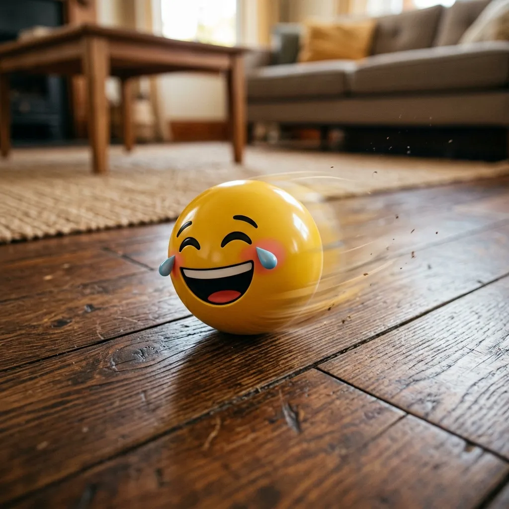 What do rolling emoji mean?