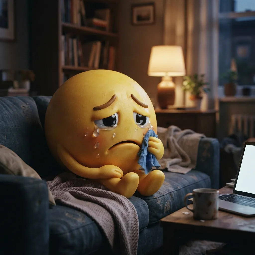 What do sad emoji mem mean?