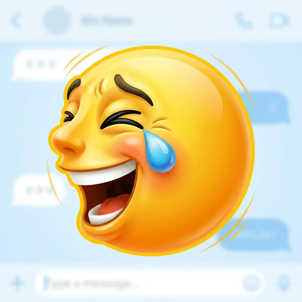 What do side laughing emoji mean?