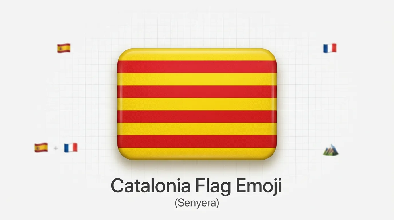 Catalonia Flag Emoji