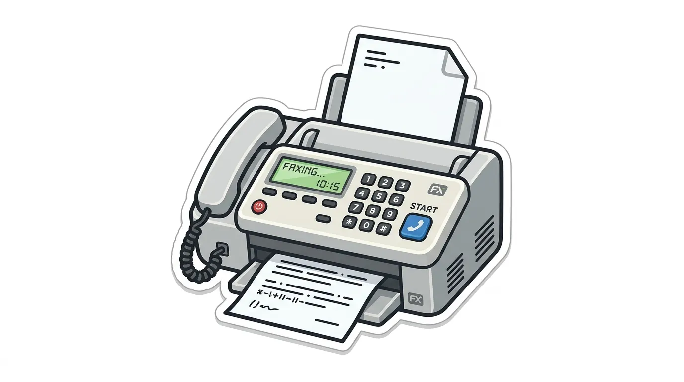 Fax Machine Emoji