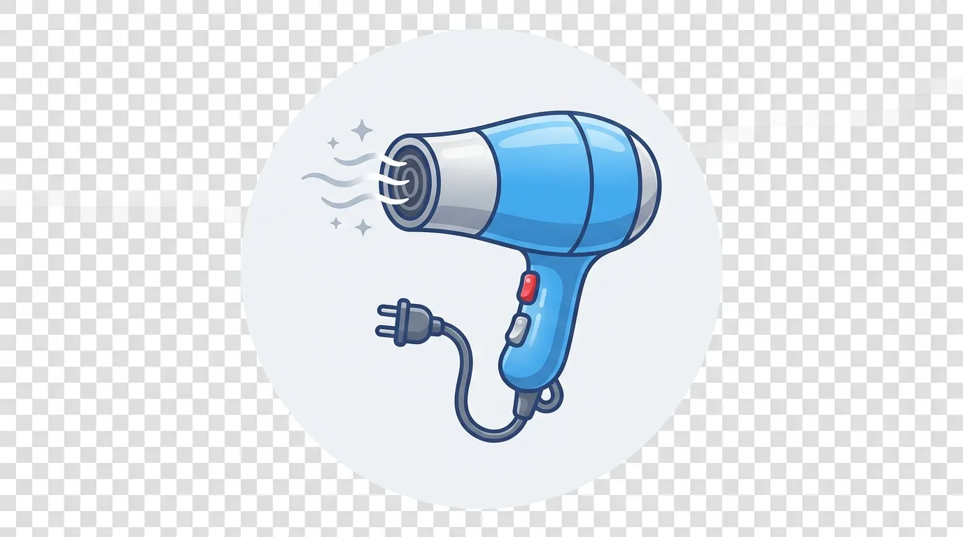 Hair Dryer Emoji
