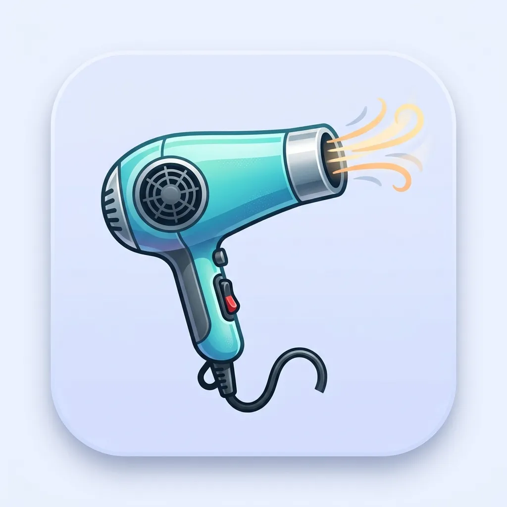 How to use hair dryer emoji the right way