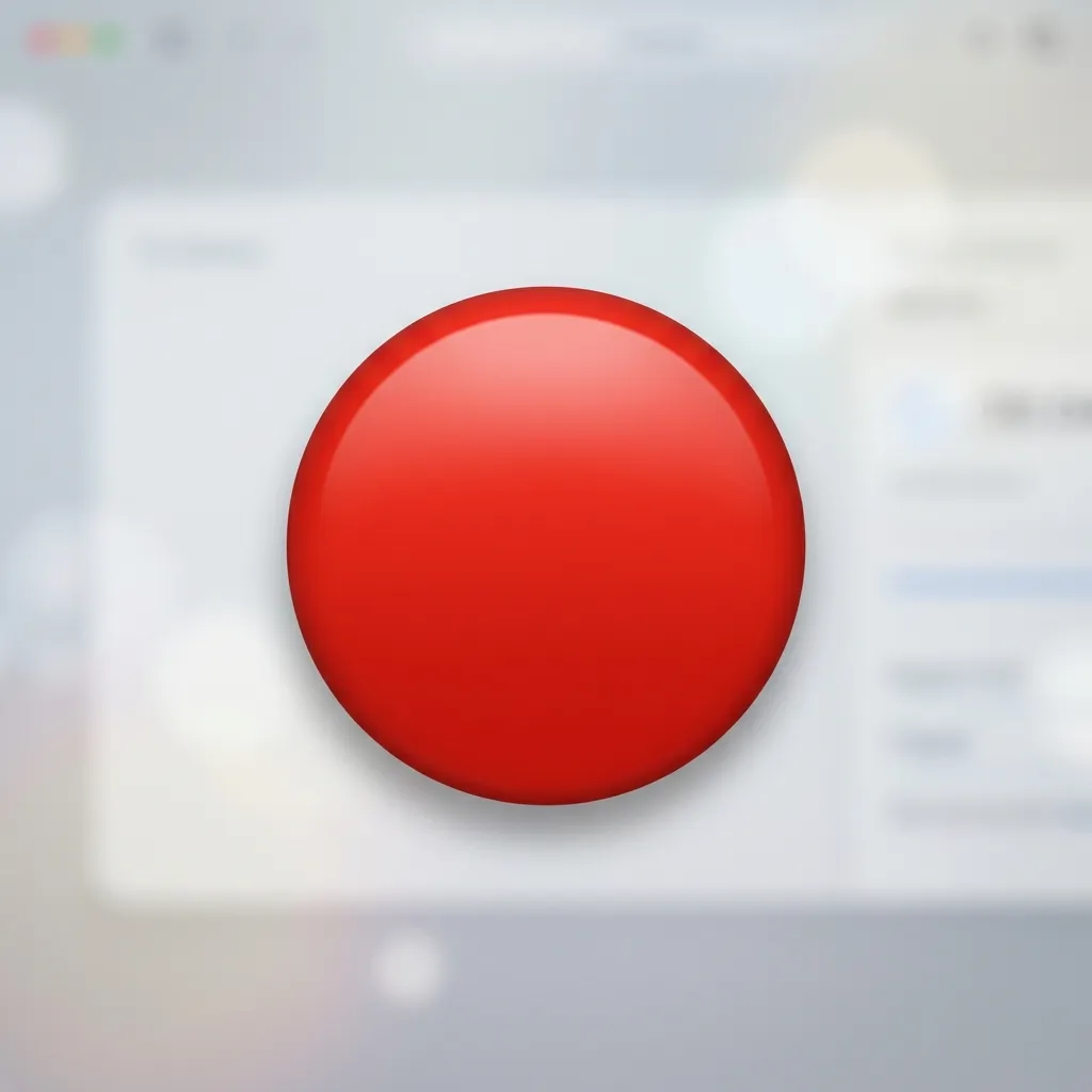 How to use red emoji circle the right way