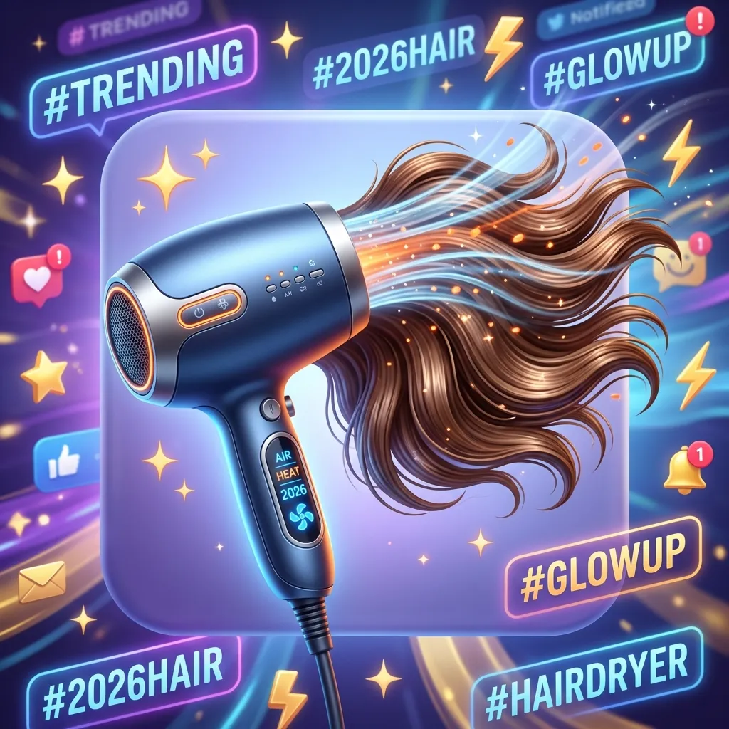 Trending hair dryer emoji in 2026