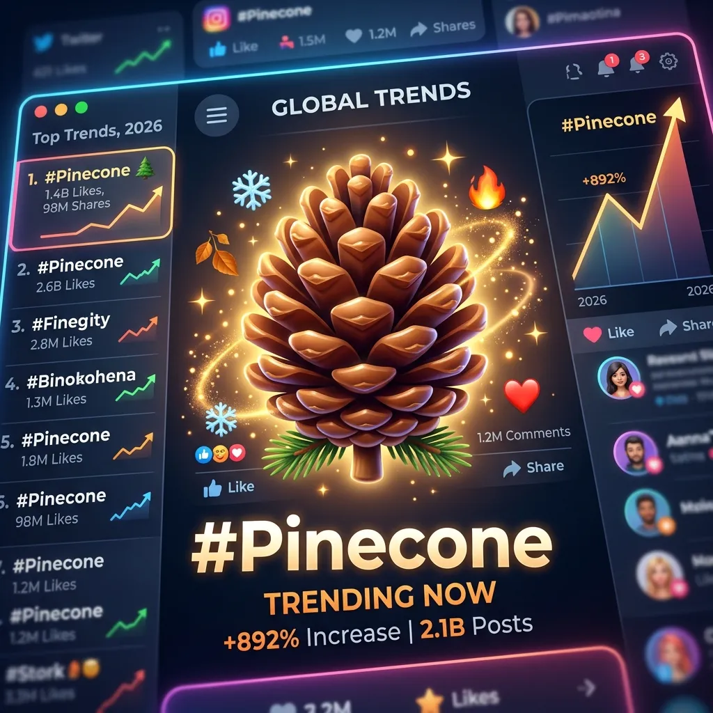 Trending pinecone emoji in 2026