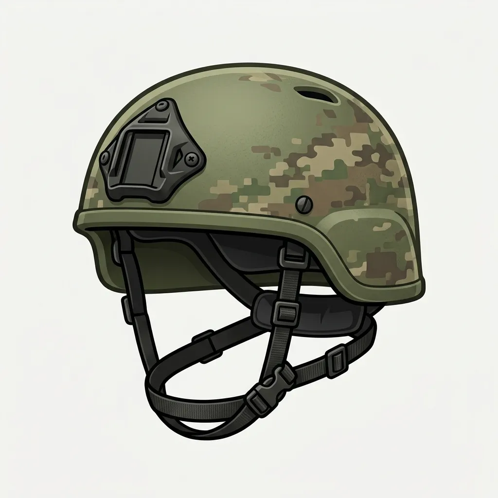 What do military helmet emoji mean?