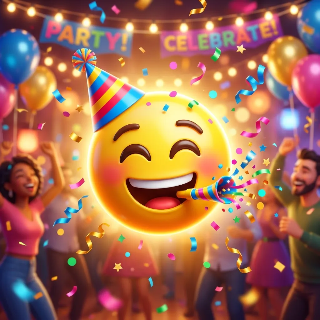 What do part emoji mean?