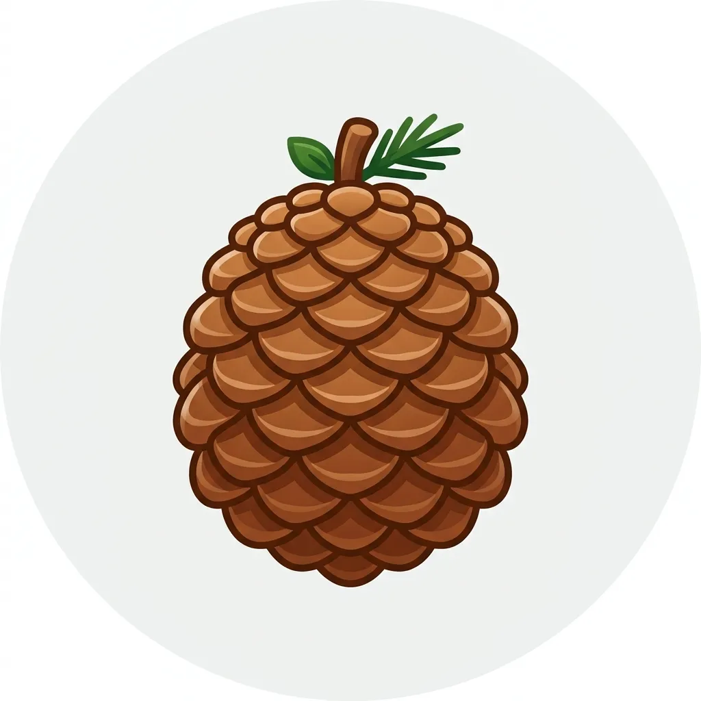 What do pinecone emoji mean?