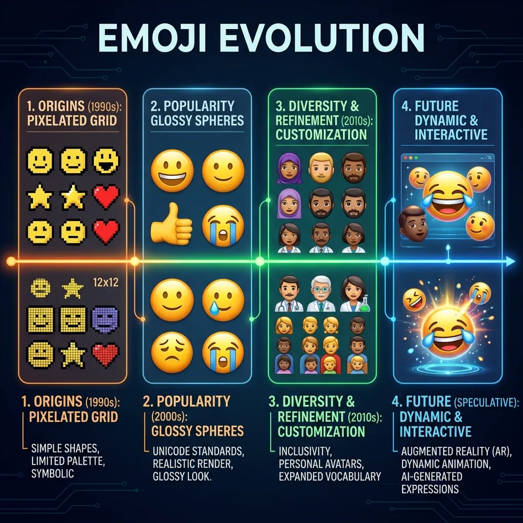 What does emoji evolution mean?