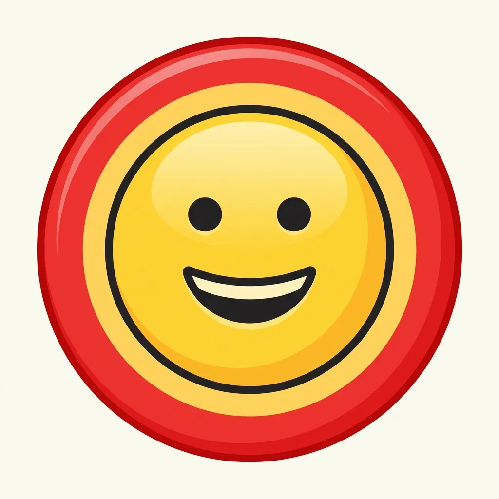 What does the red emoji circle mean?